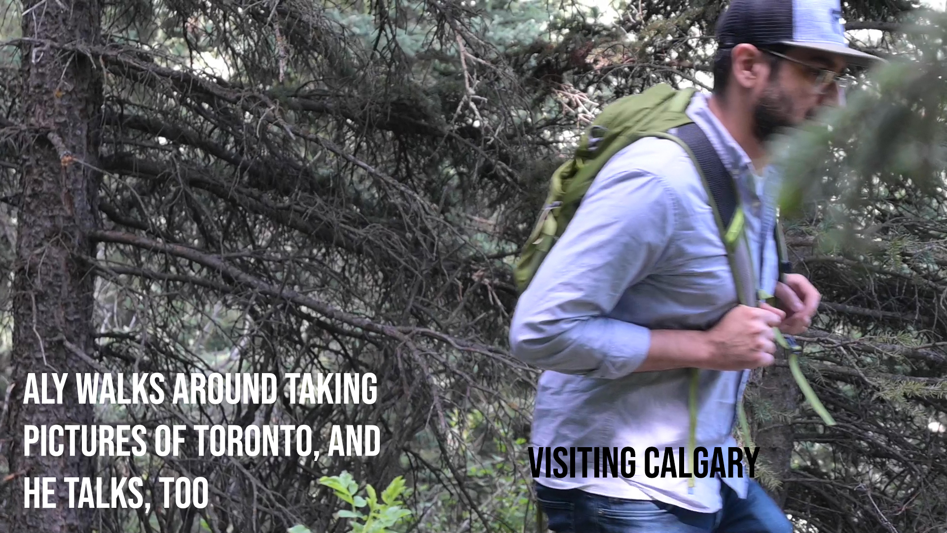 Aly walks around taking pictures of Toronto, and he talks, too | visiting Calgary