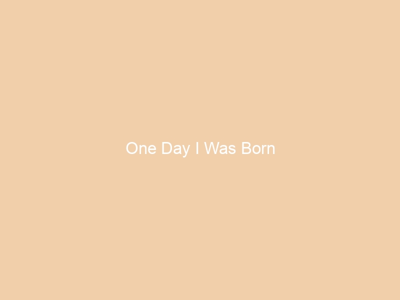 Protected: One Day I Was Born
